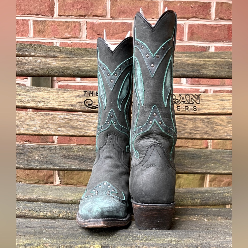 NWOT Eight Second Angel Womens Mariposa Cowgirl Boots